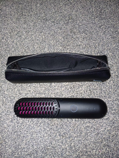 Étui de voyage en cuir premium pour brosse Luvéra